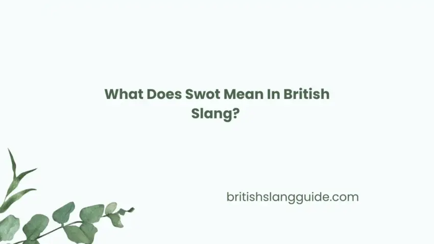 Decoding British Slang for Food: A Gastronomic Lexicon